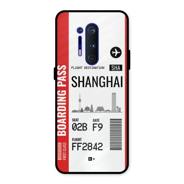 Shanghai Boarding Pass Metal Back Case for OnePlus 8 Pro