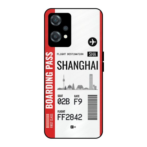 Shanghai Boarding Pass Metal Back Case for OnePlus Nord CE 2 Lite 5G