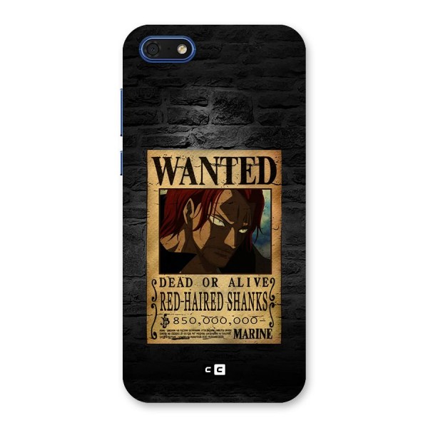 Shanks Wanted Back Case for Honor 7s