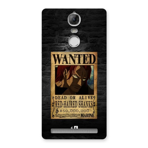 Shanks Wanted Back Case for Vibe K5 Note