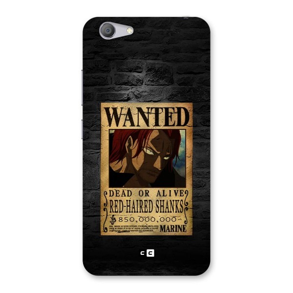 Shanks Wanted Back Case for Vivo Y53