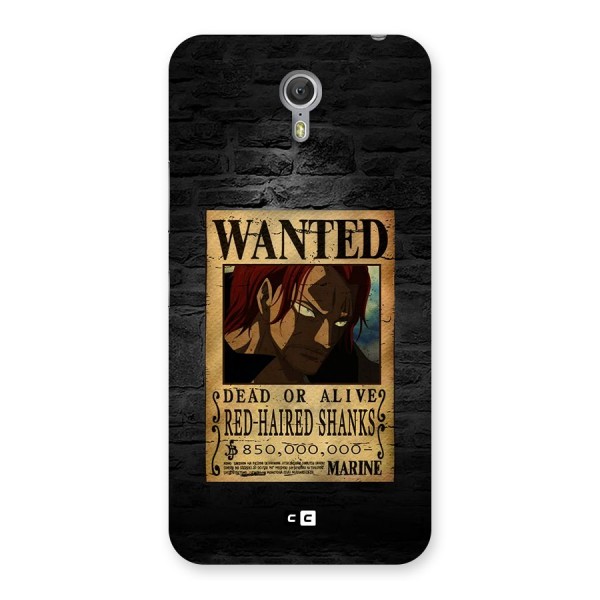 Shanks Wanted Back Case for Zuk Z1
