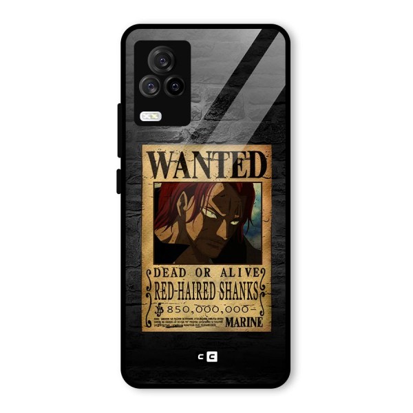 Shanks Wanted Glass Back Case for Vivo iQOO 7 Legend 5G