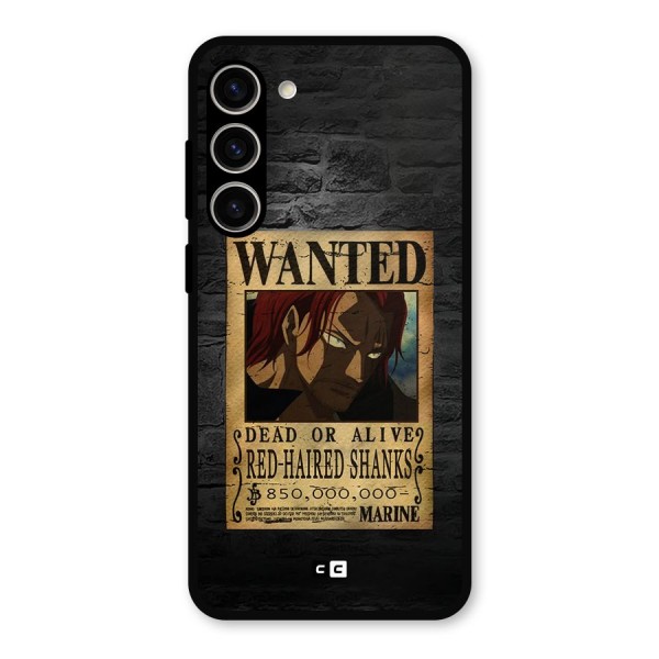 Shanks Wanted Metal Back Case for Galaxy S23 Plus