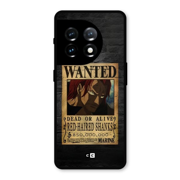 Shanks Wanted Metal Back Case for OnePlus 11