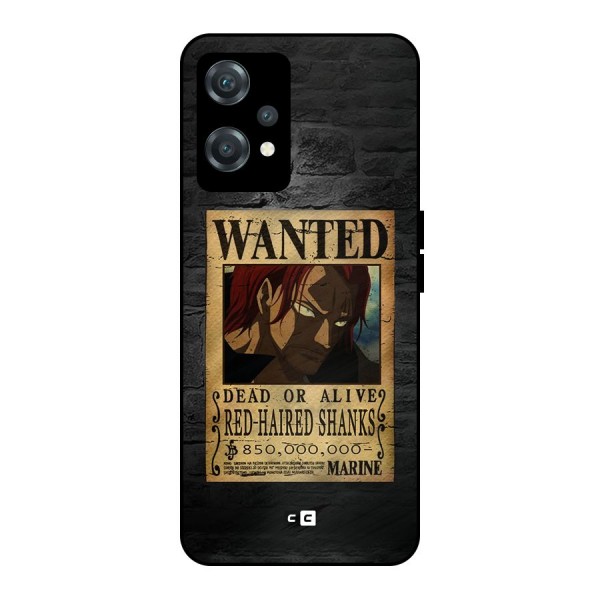 Shanks Wanted Metal Back Case for OnePlus Nord CE 2 Lite 5G