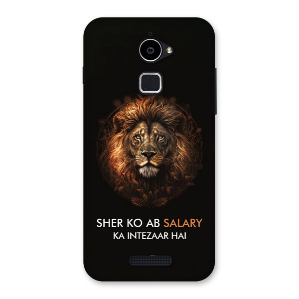 Sher On Salary Back Case for Coolpad Note 3 Lite
