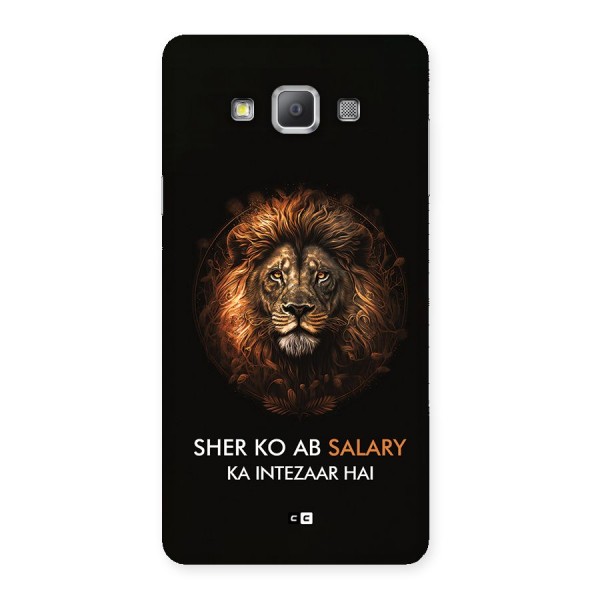 Sher On Salary Back Case for Galaxy A7