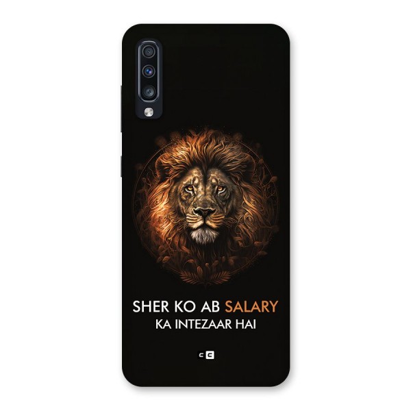 Sher On Salary Back Case for Galaxy A70