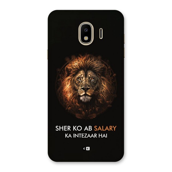 Sher On Salary Back Case for Galaxy J4