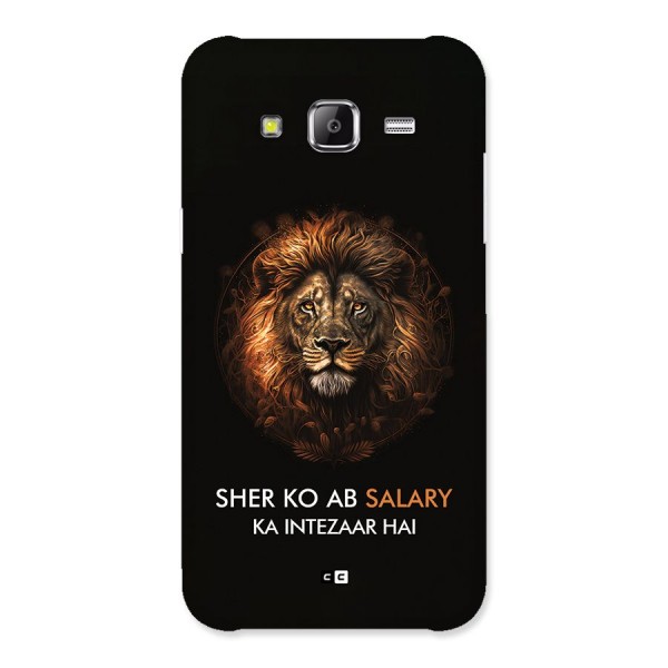 Sher On Salary Back Case for Galaxy J5