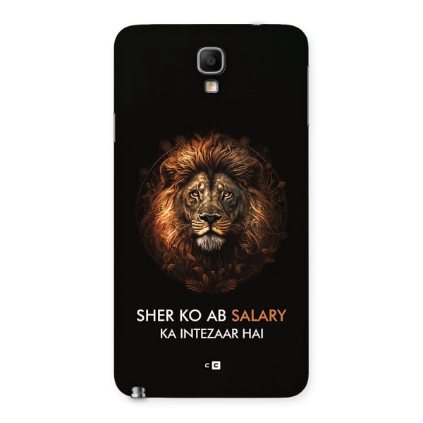 Sher On Salary Back Case for Galaxy Note 3 Neo