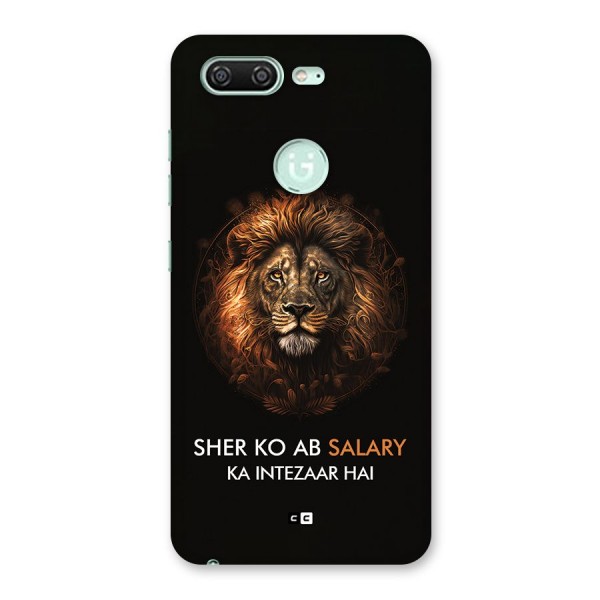 Sher On Salary Back Case for Gionee S10