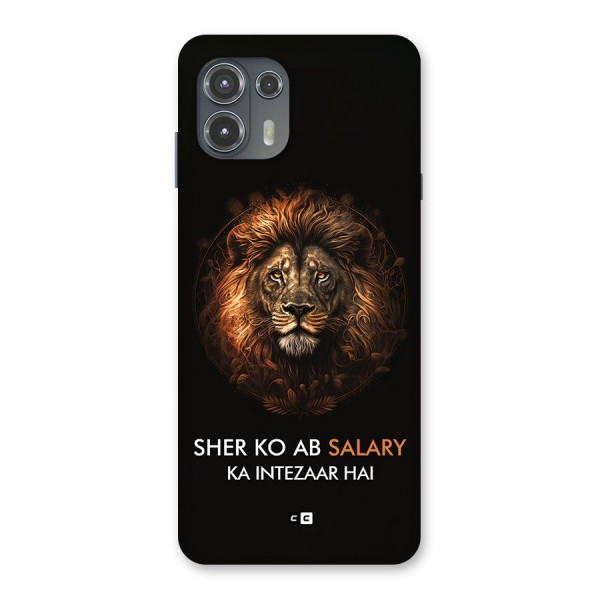 Sher On Salary Back Case for Motorola Edge 20 Fusion