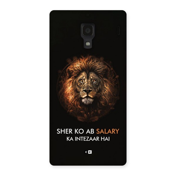Sher On Salary Back Case for Redmi 1s
