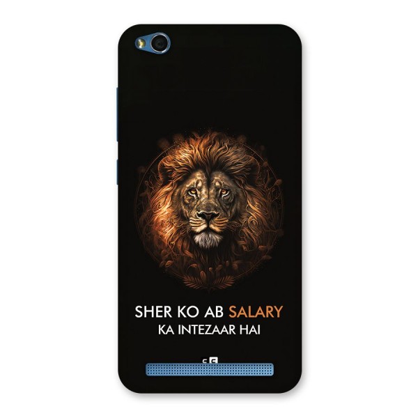 Sher On Salary Back Case for Redmi 5A