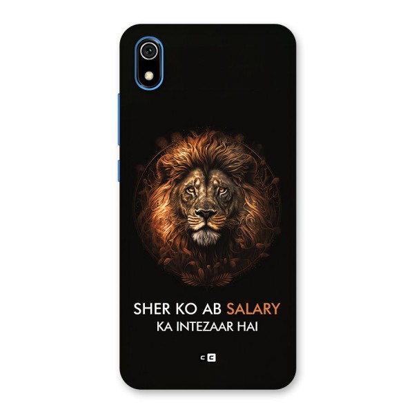 Sher On Salary Back Case for Redmi 7A