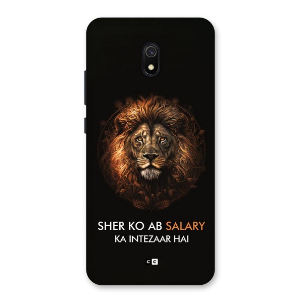 Sher On Salary Back Case for Redmi 8A