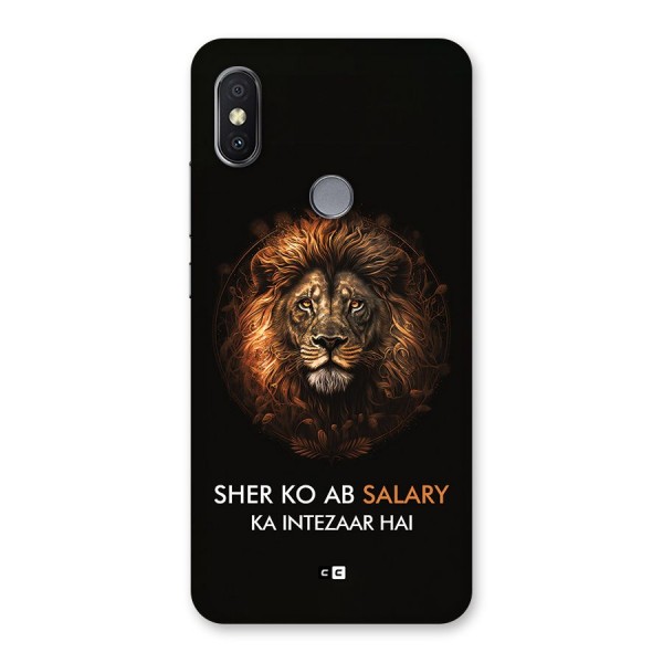 Sher On Salary Back Case for Redmi Y2