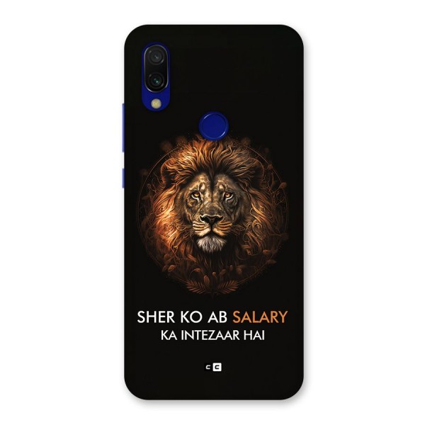Sher On Salary Back Case for Redmi Y3