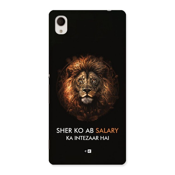 Sher On Salary Back Case for Xperia M4