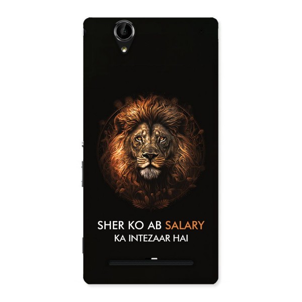 Sher On Salary Back Case for Xperia T2