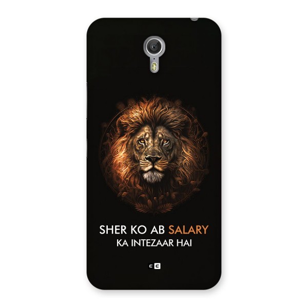 Sher On Salary Back Case for Zuk Z1