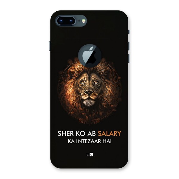 Sher On Salary Back Case for iPhone 7 Plus Logo Cut