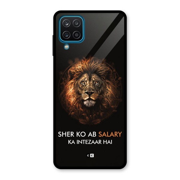 Sher On Salary Glass Back Case for Galaxy A12