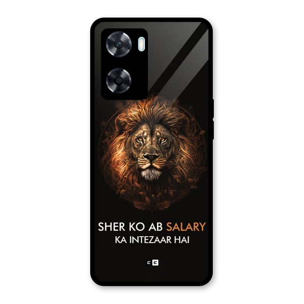 Sher On Salary Glass Back Case for Oppo A77