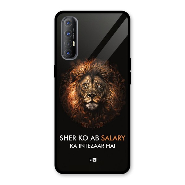 Sher On Salary Glass Back Case for Oppo Reno3 Pro