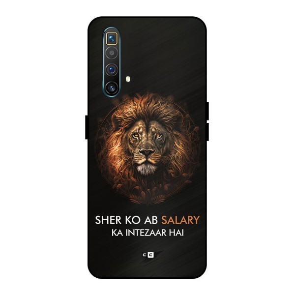 Sher On Salary Metal Back Case for Realme X3