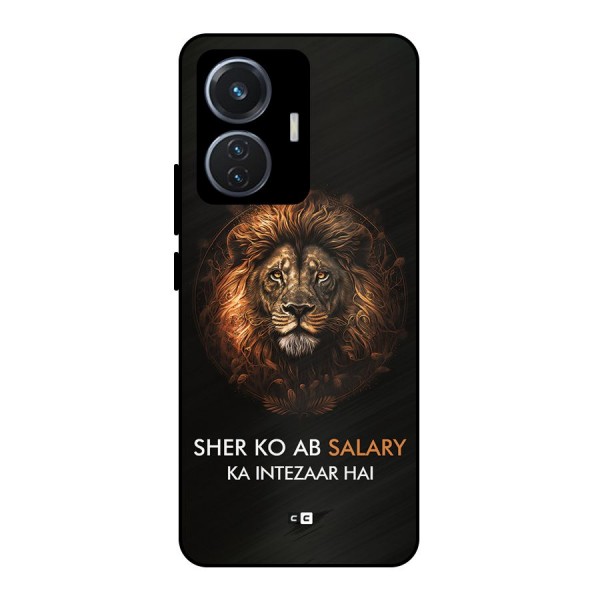 Sher On Salary Metal Back Case for iQOO Z6 44W
