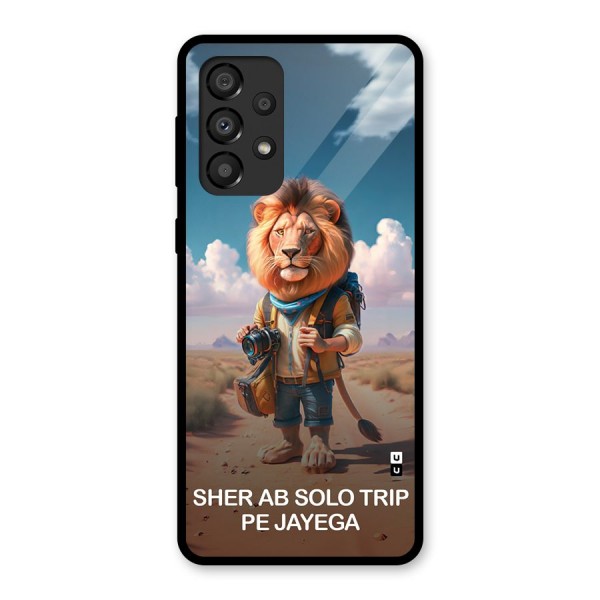 Sher Solo Trip Glass Back Case for Galaxy A33 5G