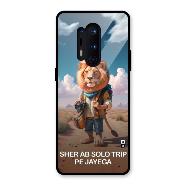 Sher Solo Trip Glass Back Case for OnePlus 8 Pro