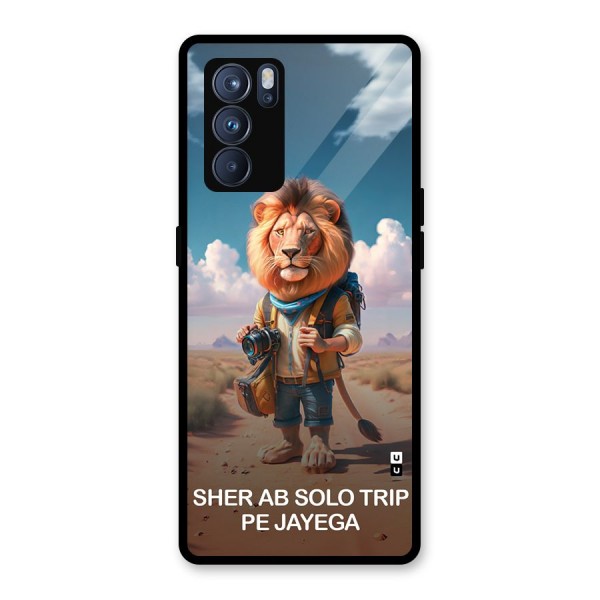 Sher Solo Trip Glass Back Case for Oppo Reno6 Pro 5G