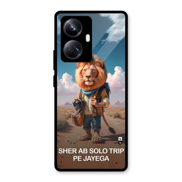 Sher Solo Trip Glass Back Case for Realme 10 Pro Plus