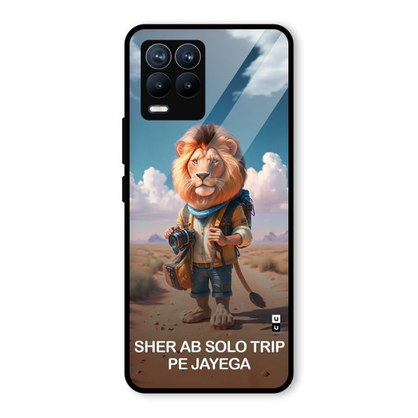 Sher Solo Trip Glass Back Case for Realme 8 Pro
