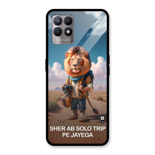 Sher Solo Trip Glass Back Case for Realme Narzo 50