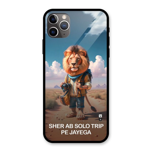 Sher Solo Trip Glass Back Case for iPhone 11 Pro Max