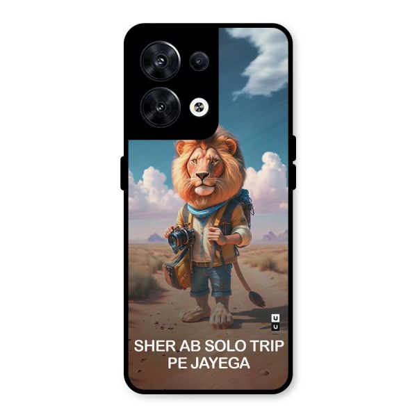 Sher Solo Trip Metal Back Case for Oppo Reno8 5G