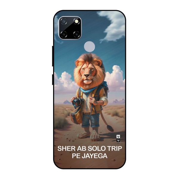 Sher Solo Trip Metal Back Case for Realme Narzo 30A