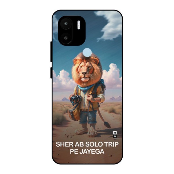 Sher Solo Trip Metal Back Case for Redmi A1 Plus