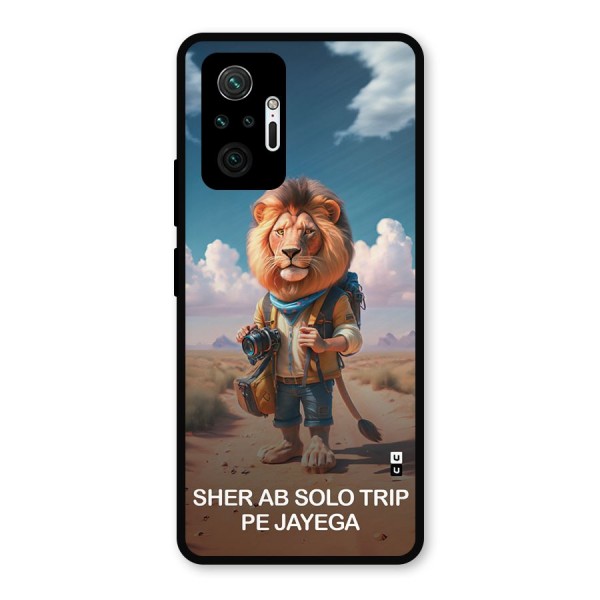Sher Solo Trip Metal Back Case for Redmi Note 10 Pro Max