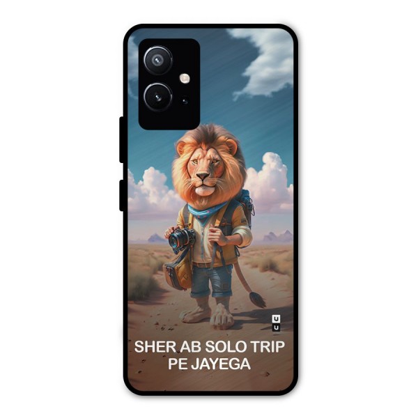 Sher Solo Trip Metal Back Case for Vivo T1 5G
