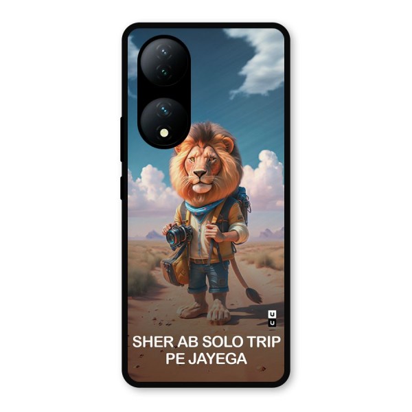Sher Solo Trip Metal Back Case for Vivo Y100