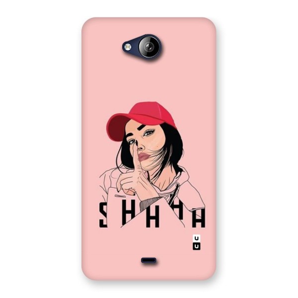 Shhhh Girl Back Case for Canvas Play Q355