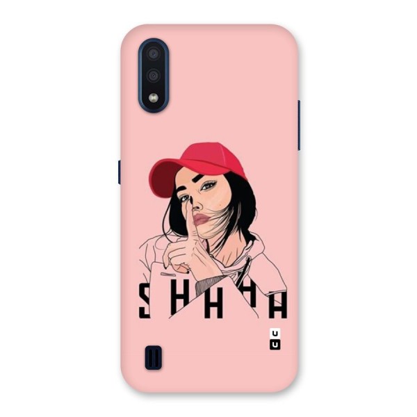 Shhhh Girl Back Case for Galaxy M01