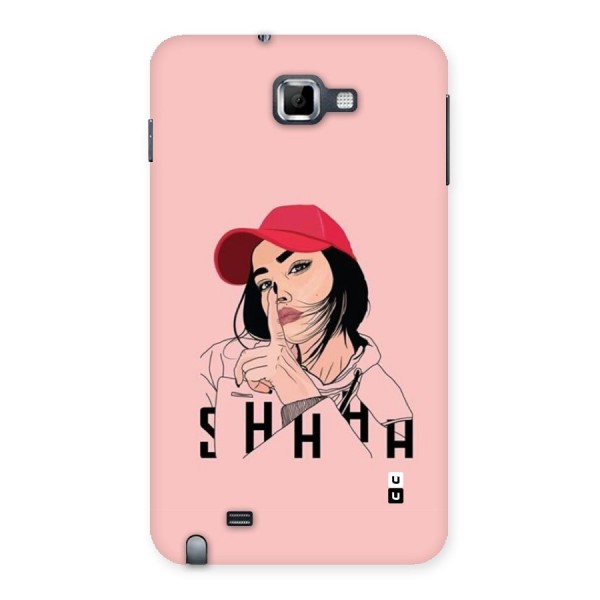 Shhhh Girl Back Case for Galaxy Note