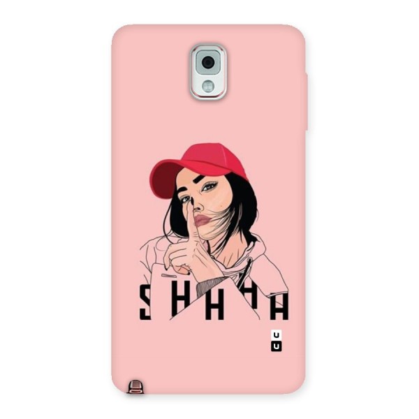 Shhhh Girl Back Case for Galaxy Note 3